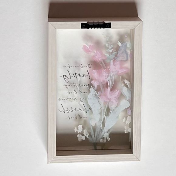 Framed Painting on Glass Wall Hanging - Family and Cherished Memories - Picture 6 of 7